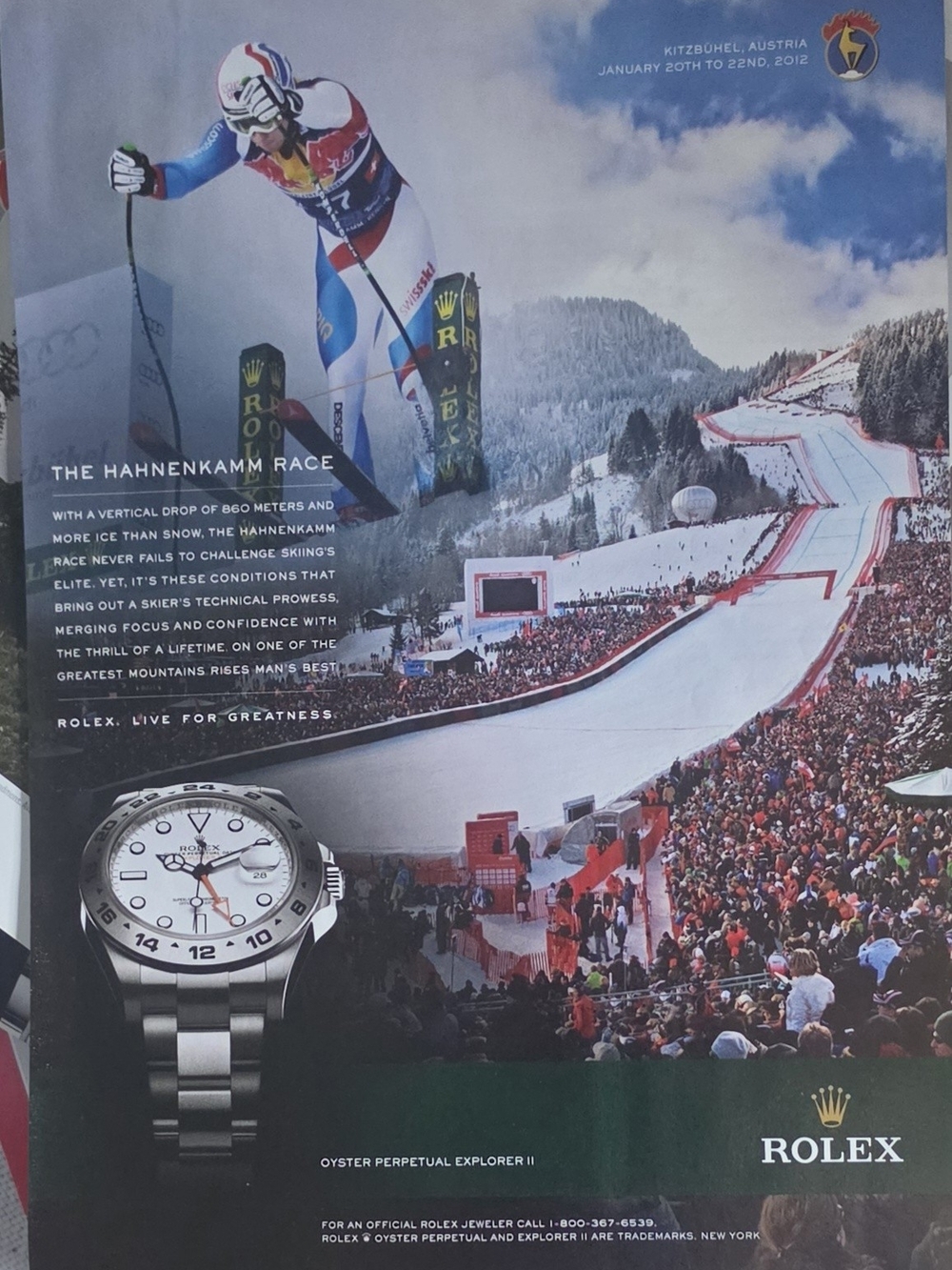 Rolex Explorer II White Dial with Black Markers and Orange Hand